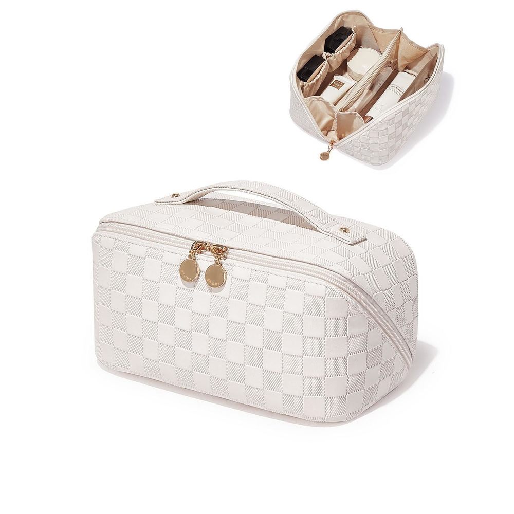 Travel Makeup Bag, Large Capacity Cosmetic Bags For Women, Waterproof Portable😻